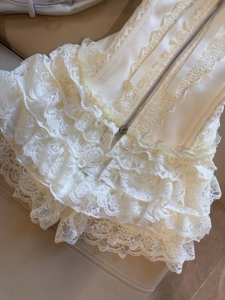 Cute Desire Lace Bustier Top H - Lace Trim Cami recension och pris