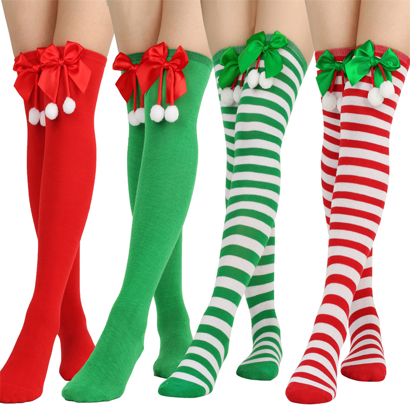 Christmas Bow Tie Knit Socks a - Women Fashion Over The Years recension och pris
