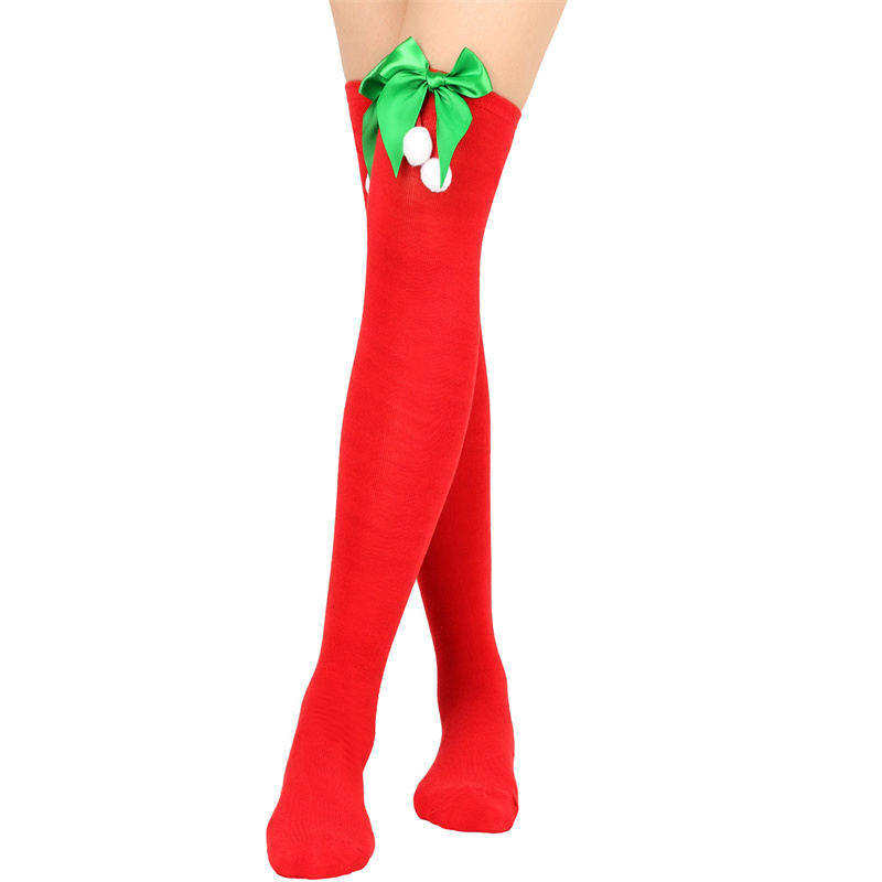 Christmas Bow Tie Knit Socks a - Women Fashion Over The Years recension och pris