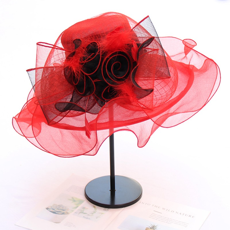 Fashion flower Fascinator Hats - Women'S Fashion Kentucky Derby recension och pris