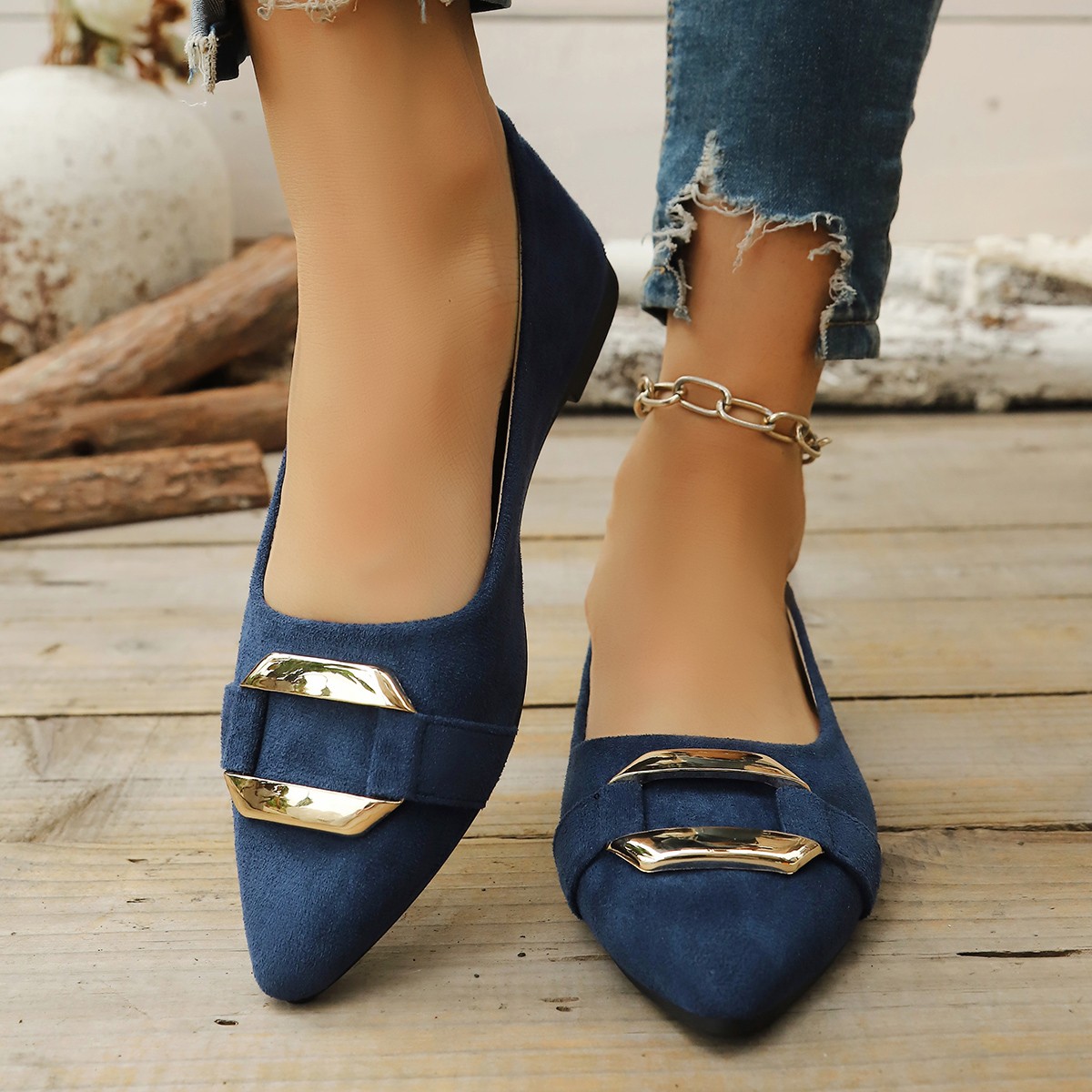 Spring and Autumn Elegant Poin - Women'S Fashion Shoes recension och pris