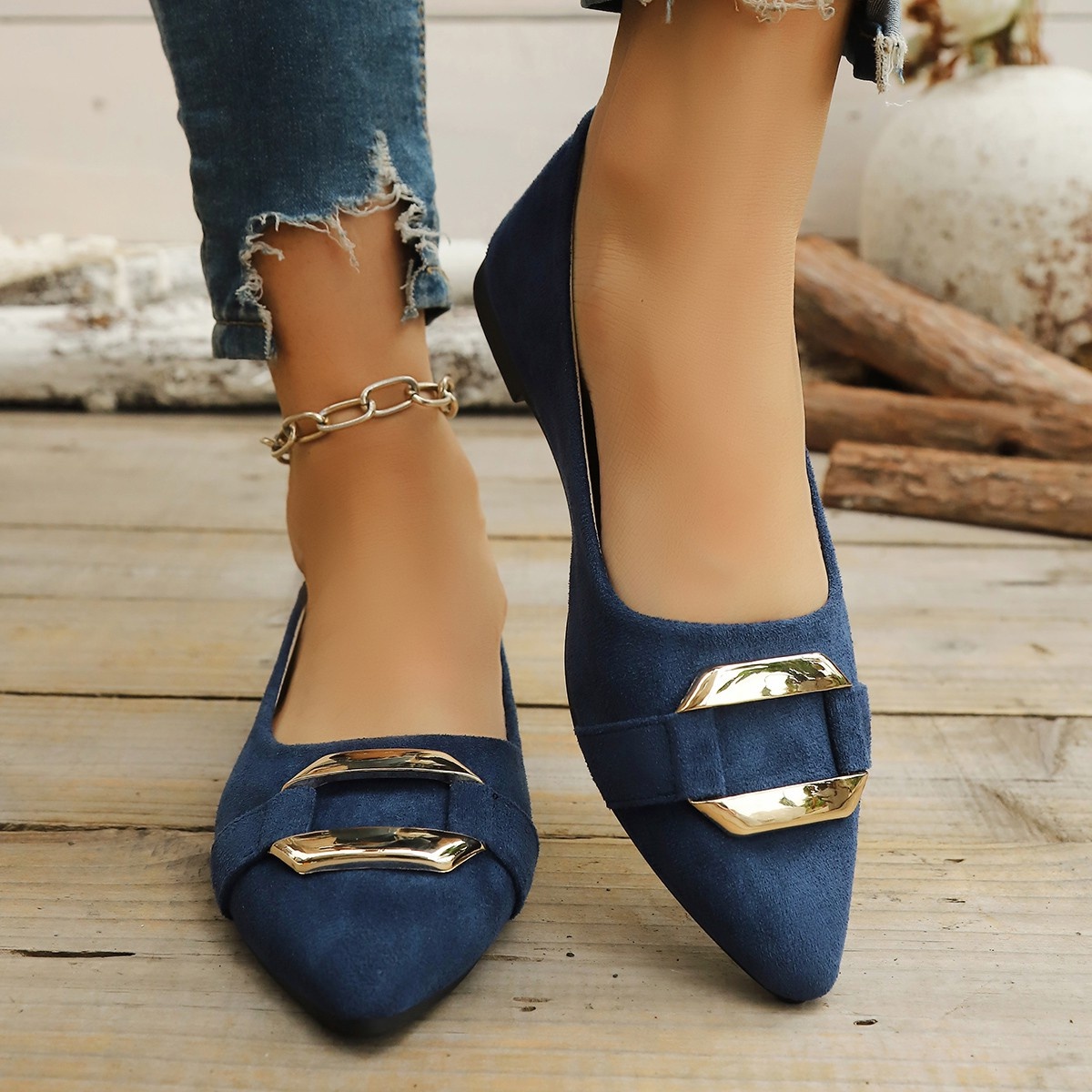 Spring and Autumn Elegant Poin - Women'S Fashion Shoes recension och pris