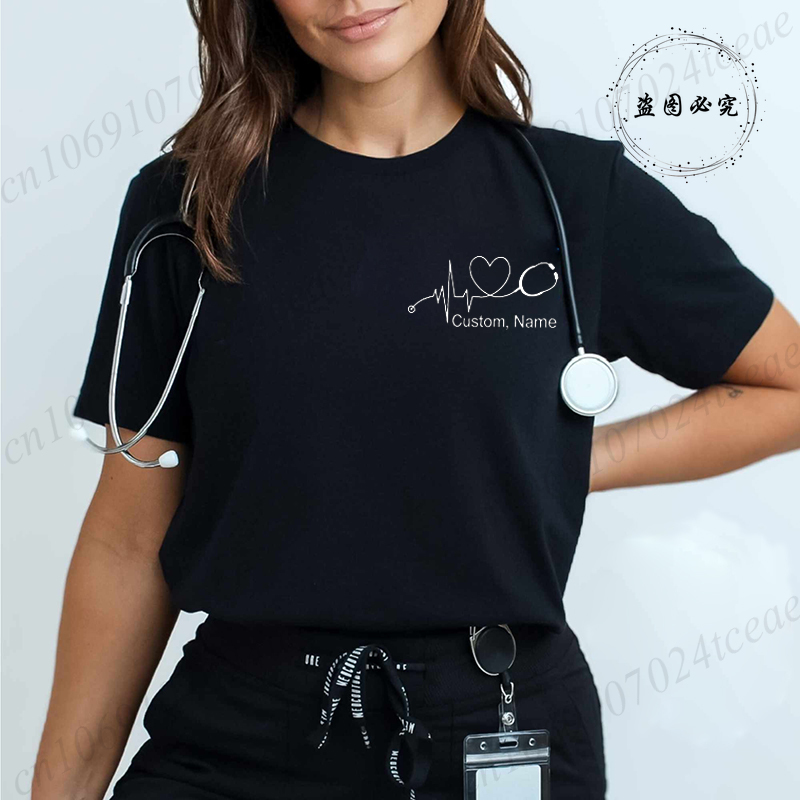 Custom Name Nurse Shirt Stetho - Women Fashion Names recension och pris