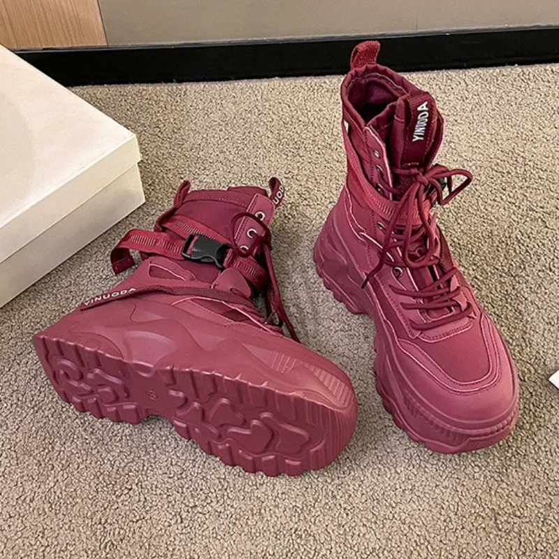 Autumn Winter Platform Boots W - Women'S Fashion Korea recension och pris