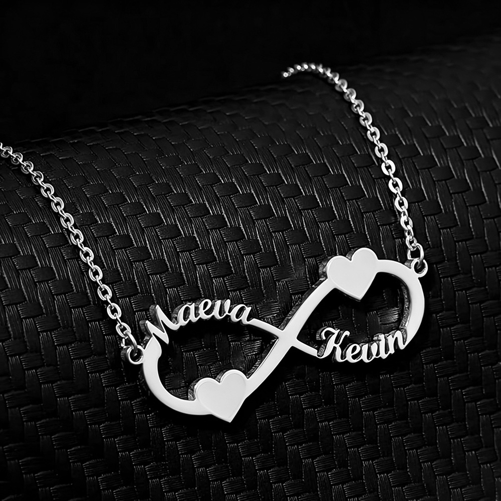 Custom Name Necklace Infinity  - Women Fashion Names recension och pris