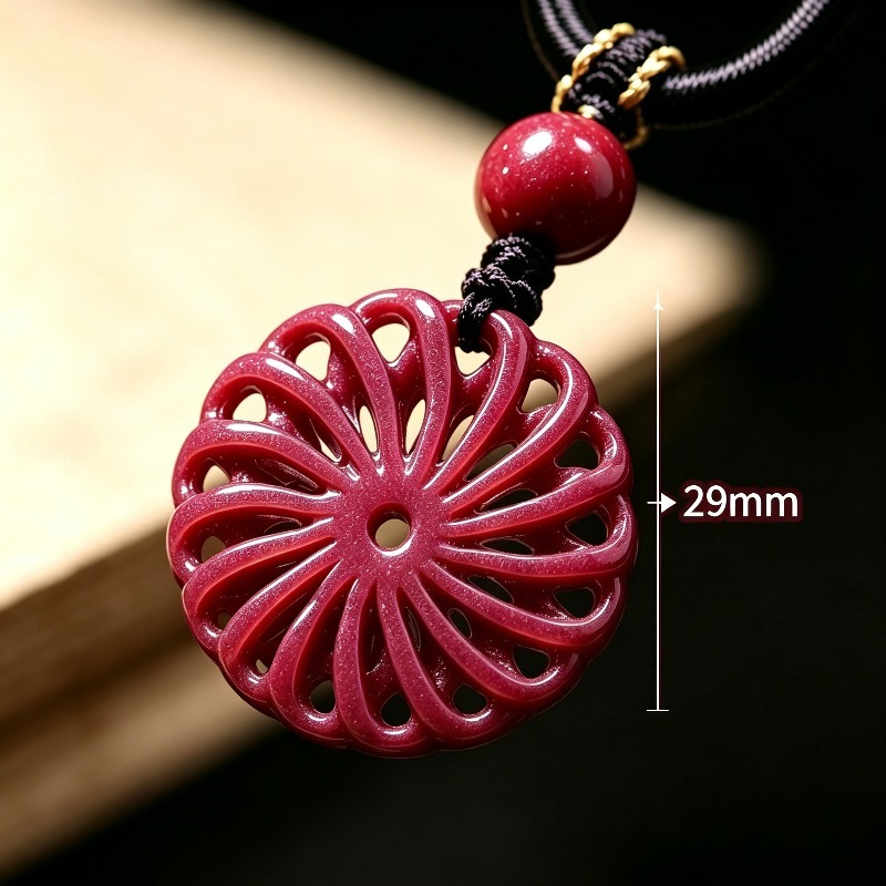 Fashion Red Cinnabar Jade tran - Women'S Fashion Jewellery recension och pris
