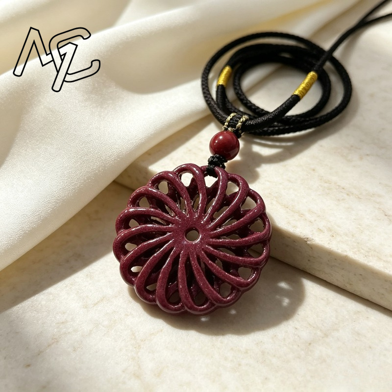 Fashion Red Cinnabar Jade tran - Women'S Fashion Jewellery recension och pris
