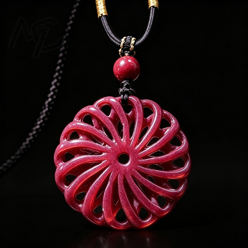 Fashion Red Cinnabar Jade tran - Women'S Fashion Jewellery recension och pris