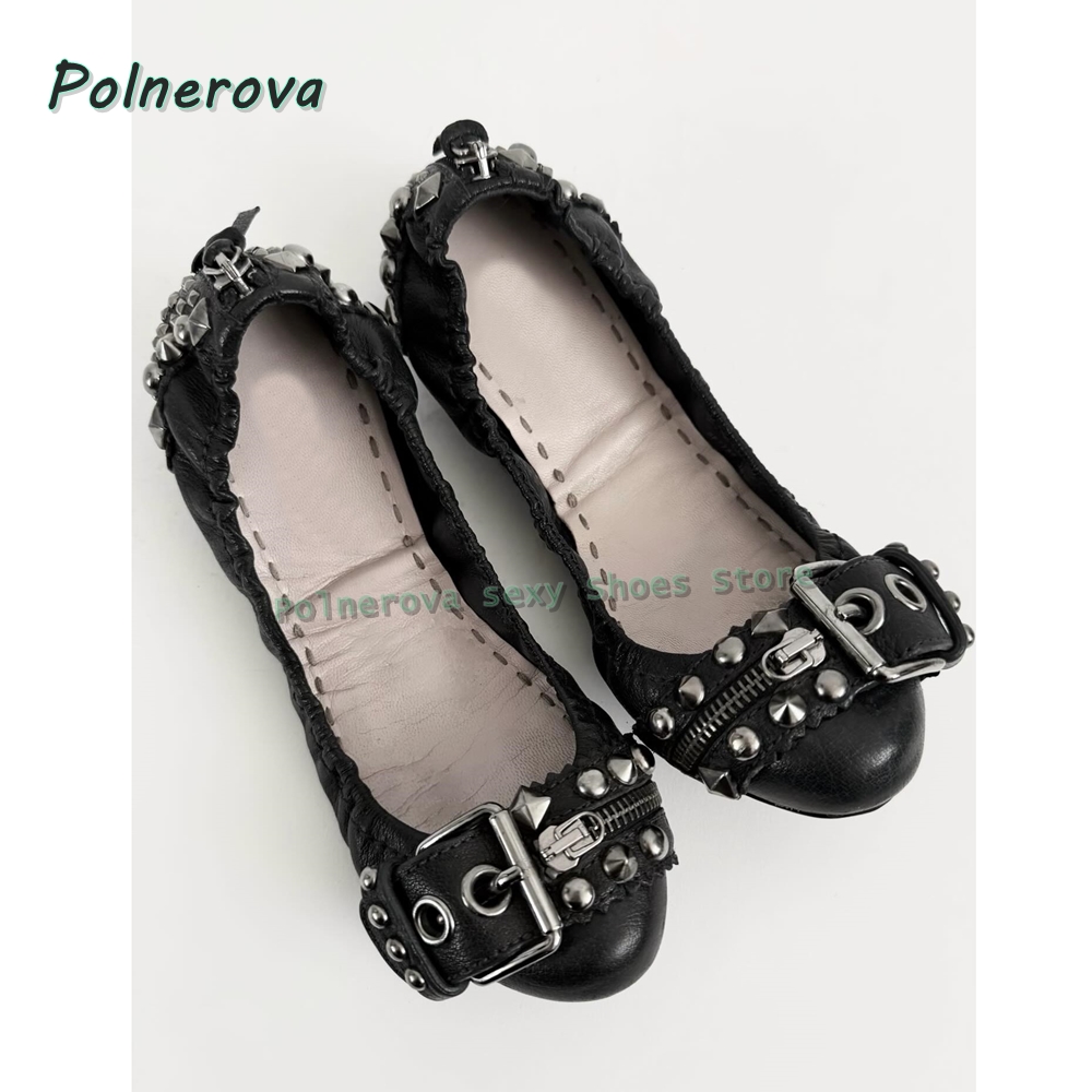 Rivet Belt Buckle Mary Jane Sh - Women'S Fashion Shoes recension och pris