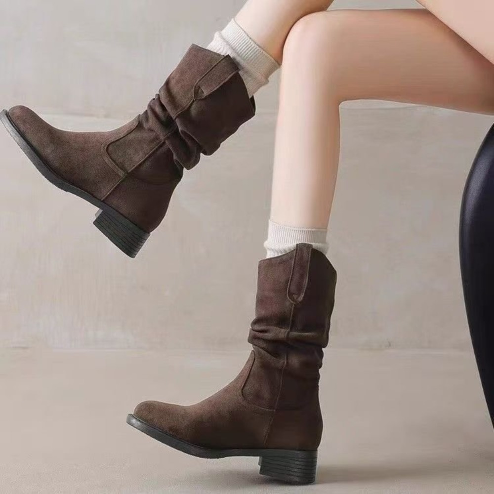 Retro Maillard Style Faux Sued - Women'S Fashion Korea recension och pris