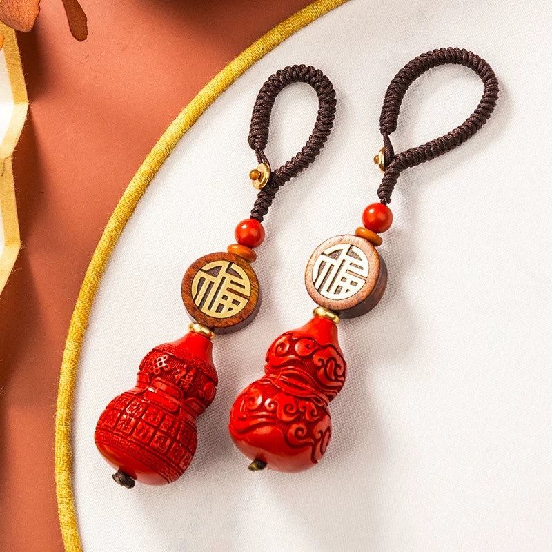 Fashion Red Cinnabar Jade Gour - Women'S Fashion Jewellery recension och pris